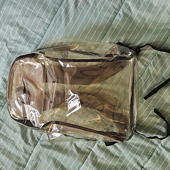 Nike Transparent Backpack with Black Trim - Picture 1 of 4